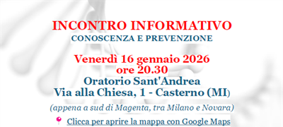 Incontro informativo - GEOPATIE: se le conosci le eviti.