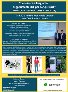 (Treviso) CORSO - Benessere e longevità: suggerimenti utili per conquistarli.